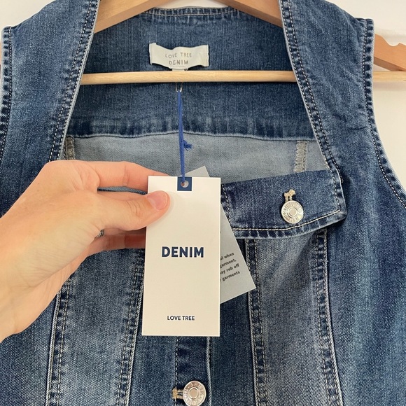 Lovetree Denim Mini Dress - S - Picture 3 of 5